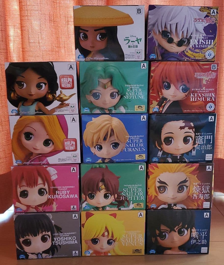 Qposket 124種 ＋ 鬼滅の刃23巻フィギュア同梱版他 まとめ売り