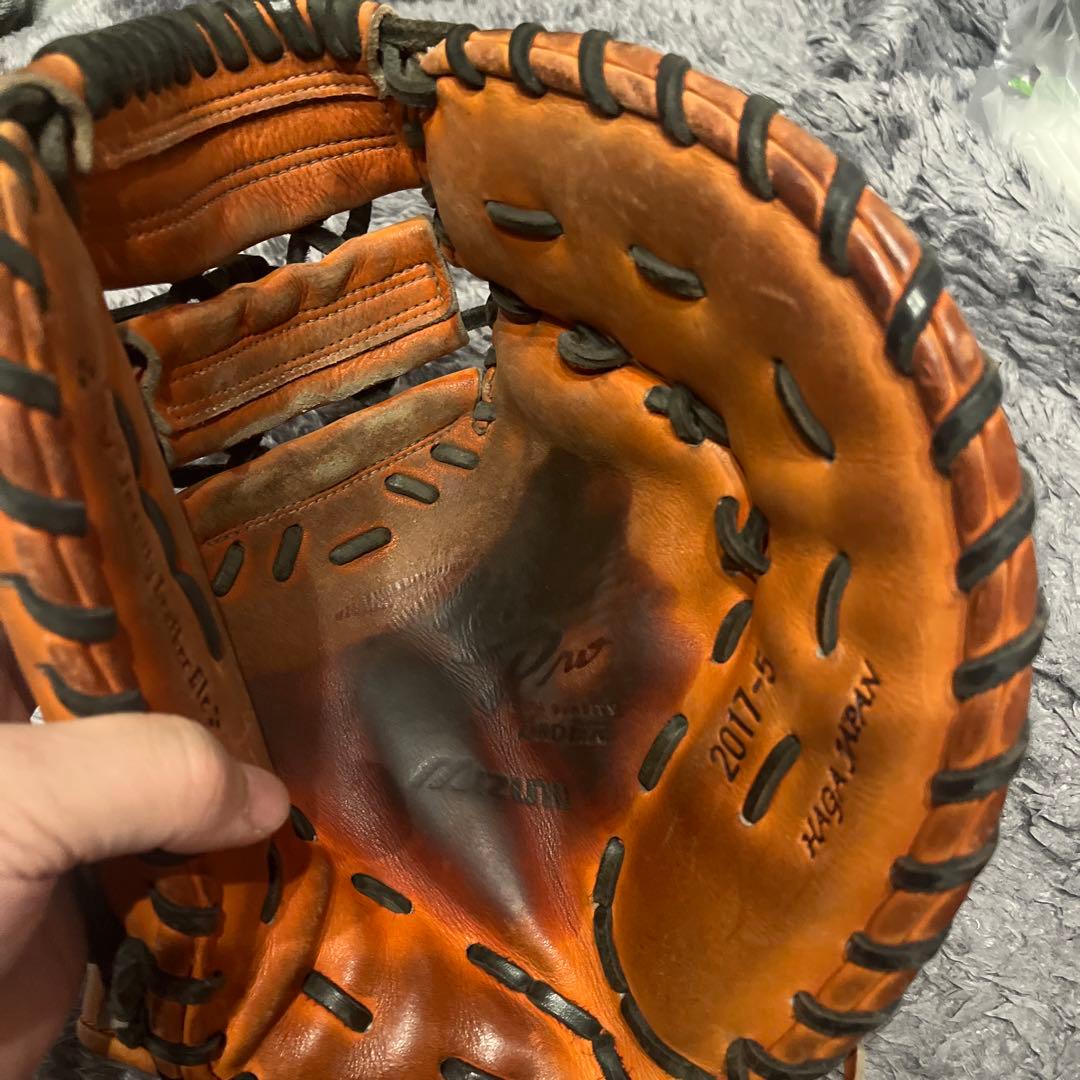 即戦力！Mizuno Pro ファーストミット　硬式用阿部慎之助モデル