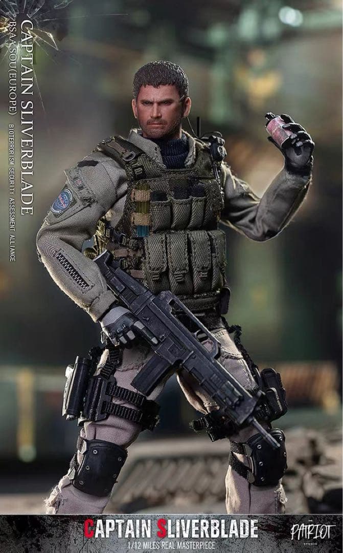 バイオハザード クリス　Chris Redfield BSAA セット1/12