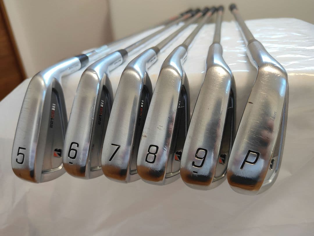 ブリジストン 221CB アイアン 5i〜PW 6本 105S 調整済み品