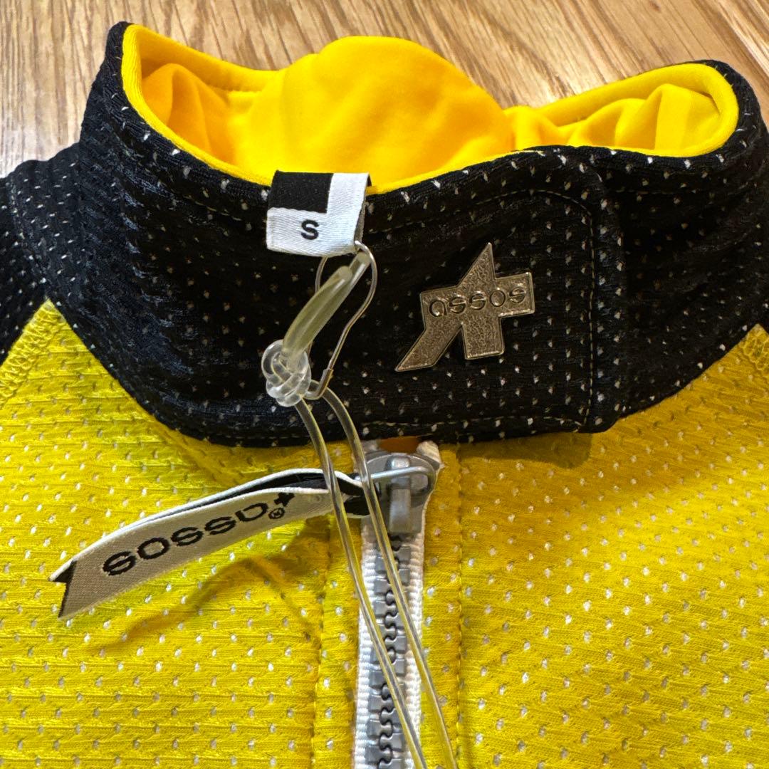 ASSOS イエロー サイクルジャケット S