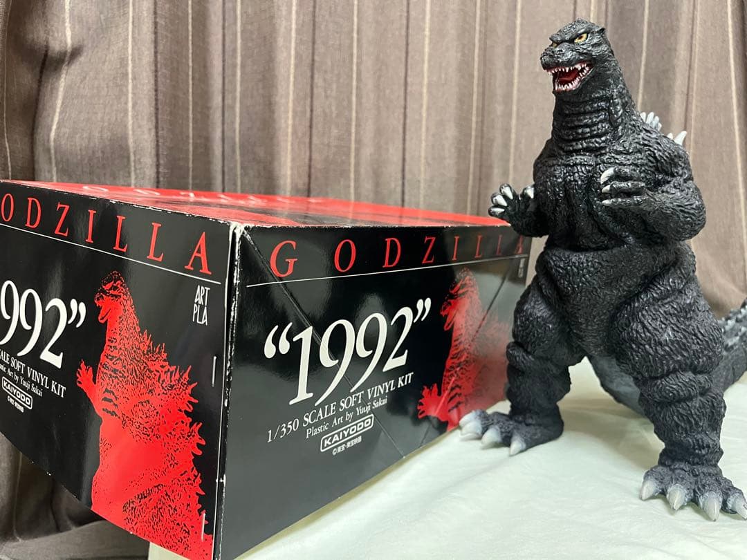 酒井ゆうじ氏原型 ゴジラ1992 完成品　バトゴジ　海洋堂 ソフトガレージキット
