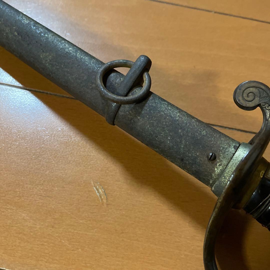 指揮刀、軍刀、刀、拵、サーベル、模造刀、骨董品、鍔、刀装具　匿名配送　即購入可