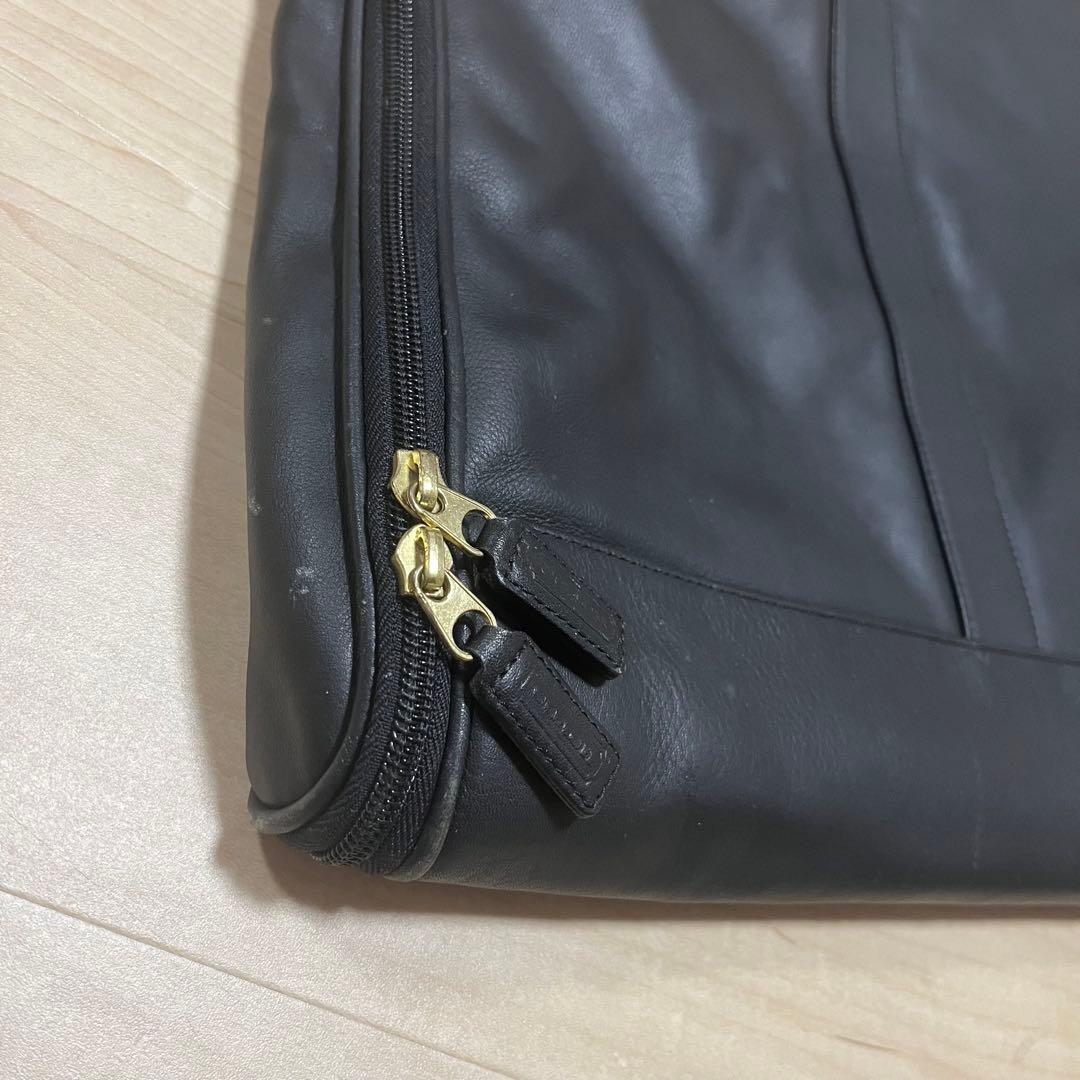 COACH コーチのレザー　ガーメントバッグ　黒