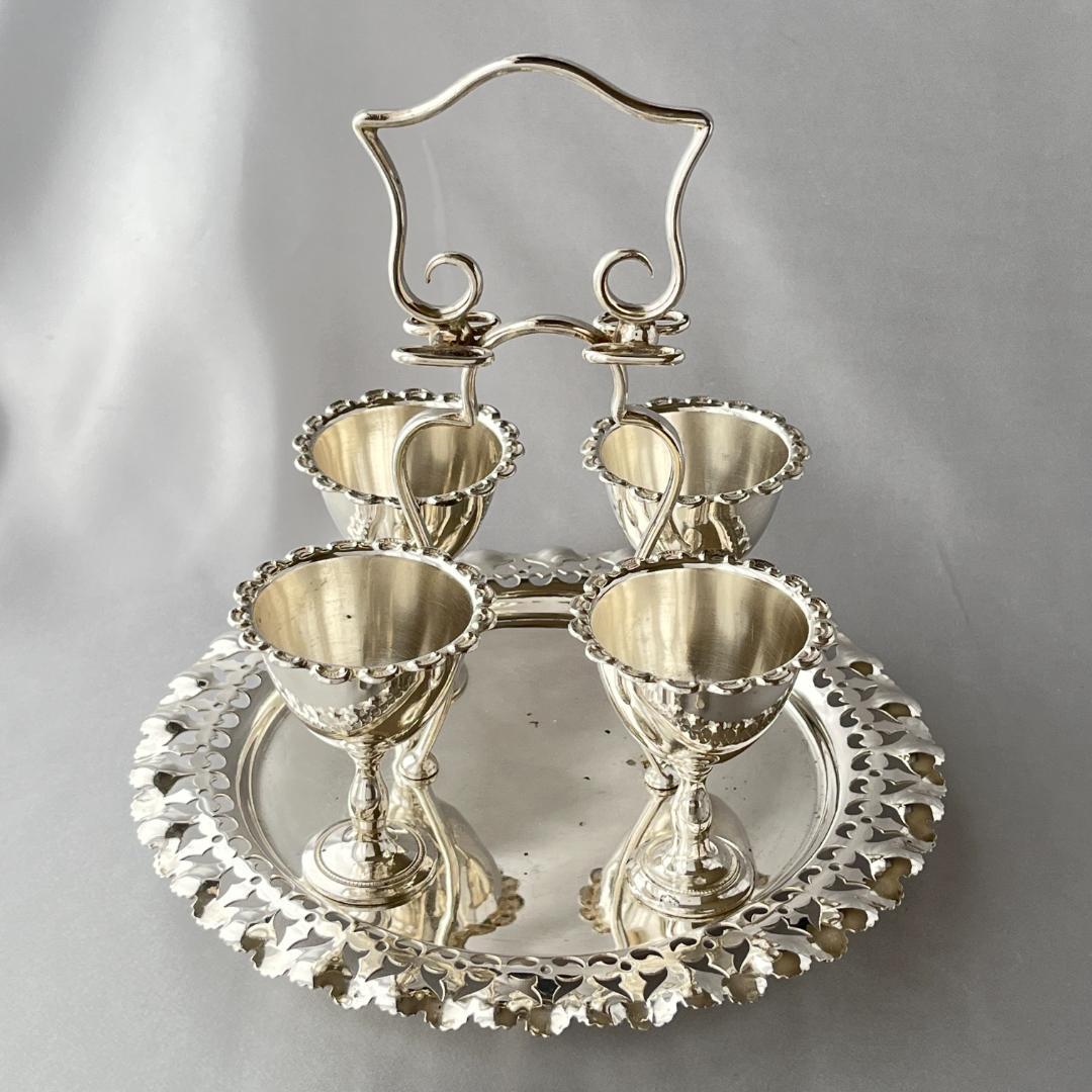 【Armour Silver Co】 エッグセット エッグカップ / スタンド