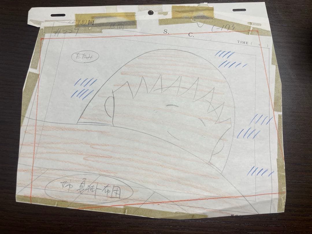 3点セット　ちびまる子ちゃん　さくらももこ　セル画