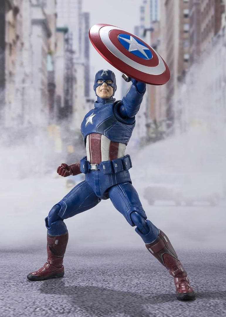 BANDAI ダブル　SHフィギア― キャプテンアメリカ&アイロンマン