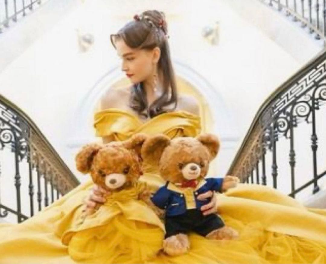 未使用 ディズニーストア　ユニベア　クラウディアコラボコスチューム　美女と野獣
