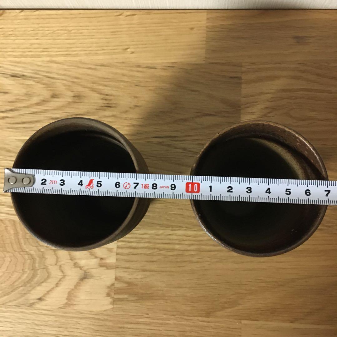 備前焼　ペアカップ　フリーカップ
