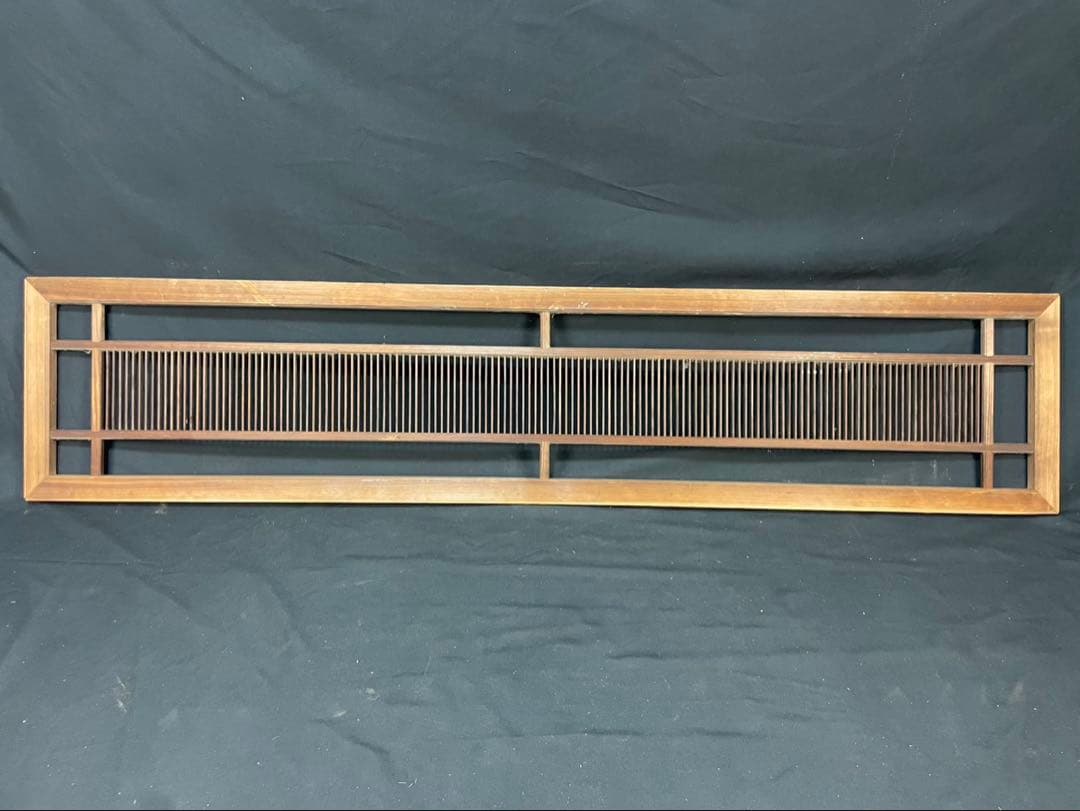 古民家 組子細工 木製欄間 横×縦×厚み 約172.5×37×3cm建具 DIY