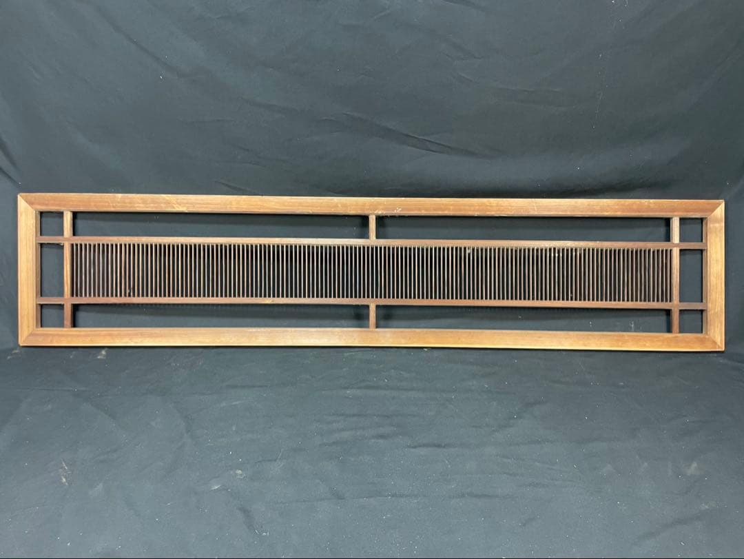古民家 組子細工 木製欄間 横×縦×厚み 約172.5×37×3cm建具 DIY