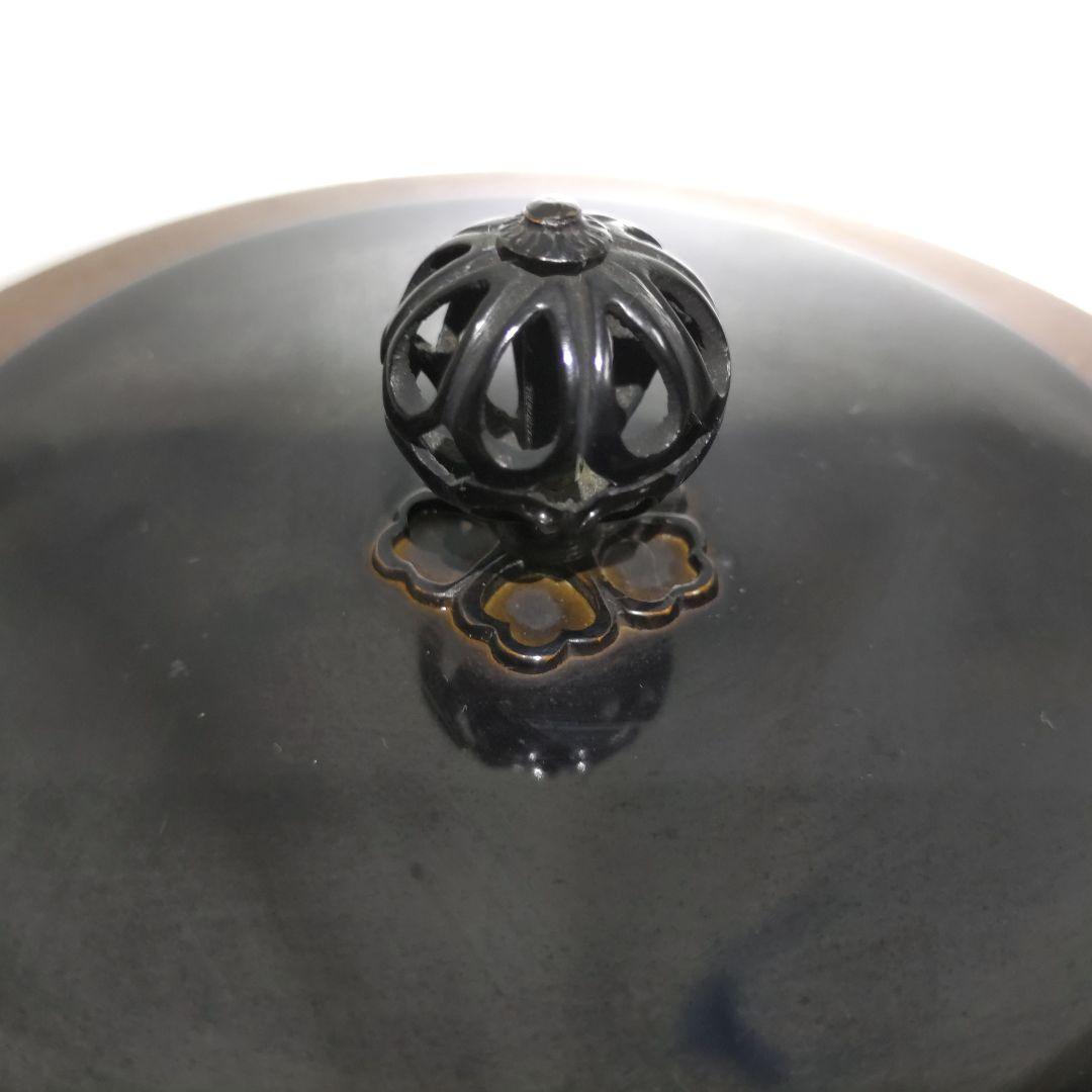 釜師 畠春斎 肩衝釜 松模様 茶道具 湯釜