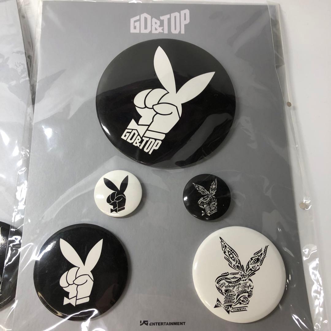 GD & TOP 缶バッチ 4種　公式グッズ　BIGBANG G-DRAGON