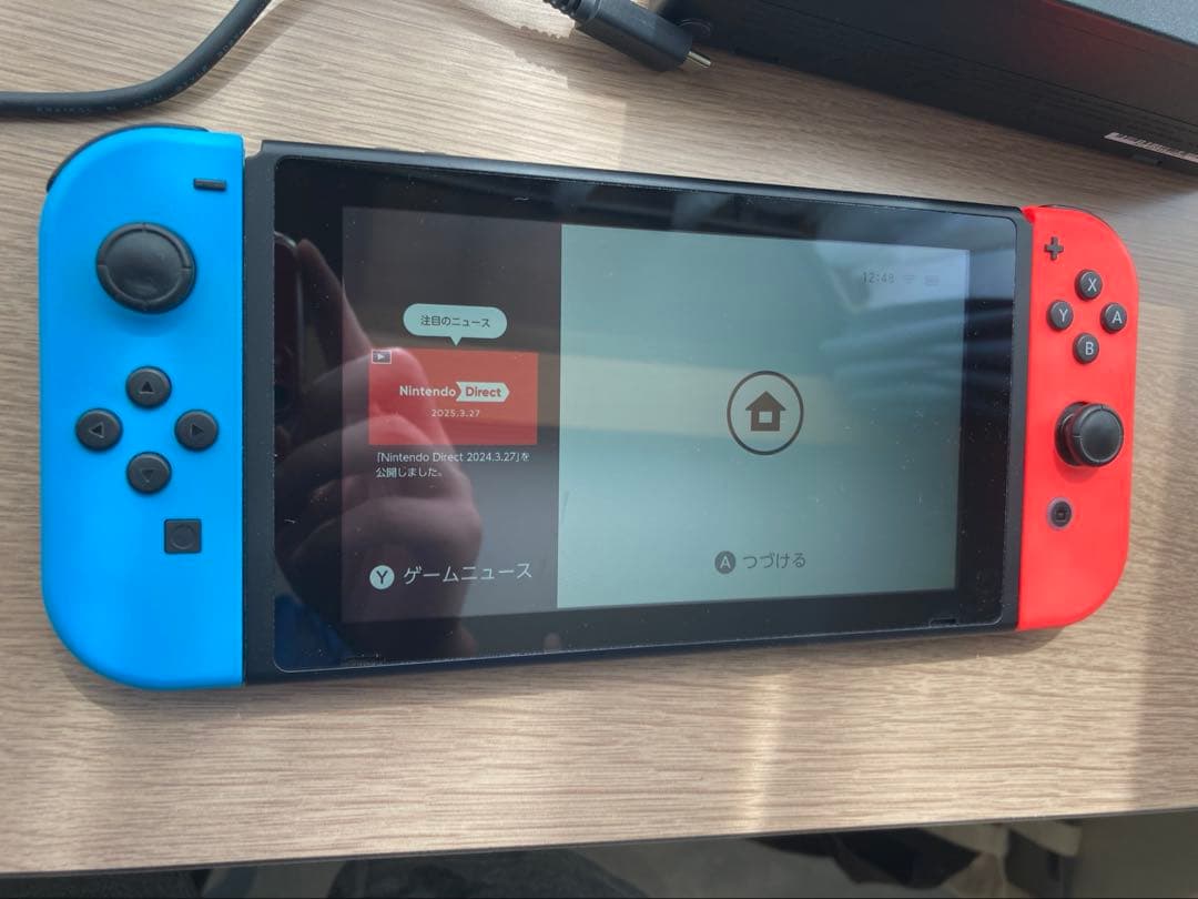 Nintendo Switch 赤/青 本体 一式セット【箱付き】