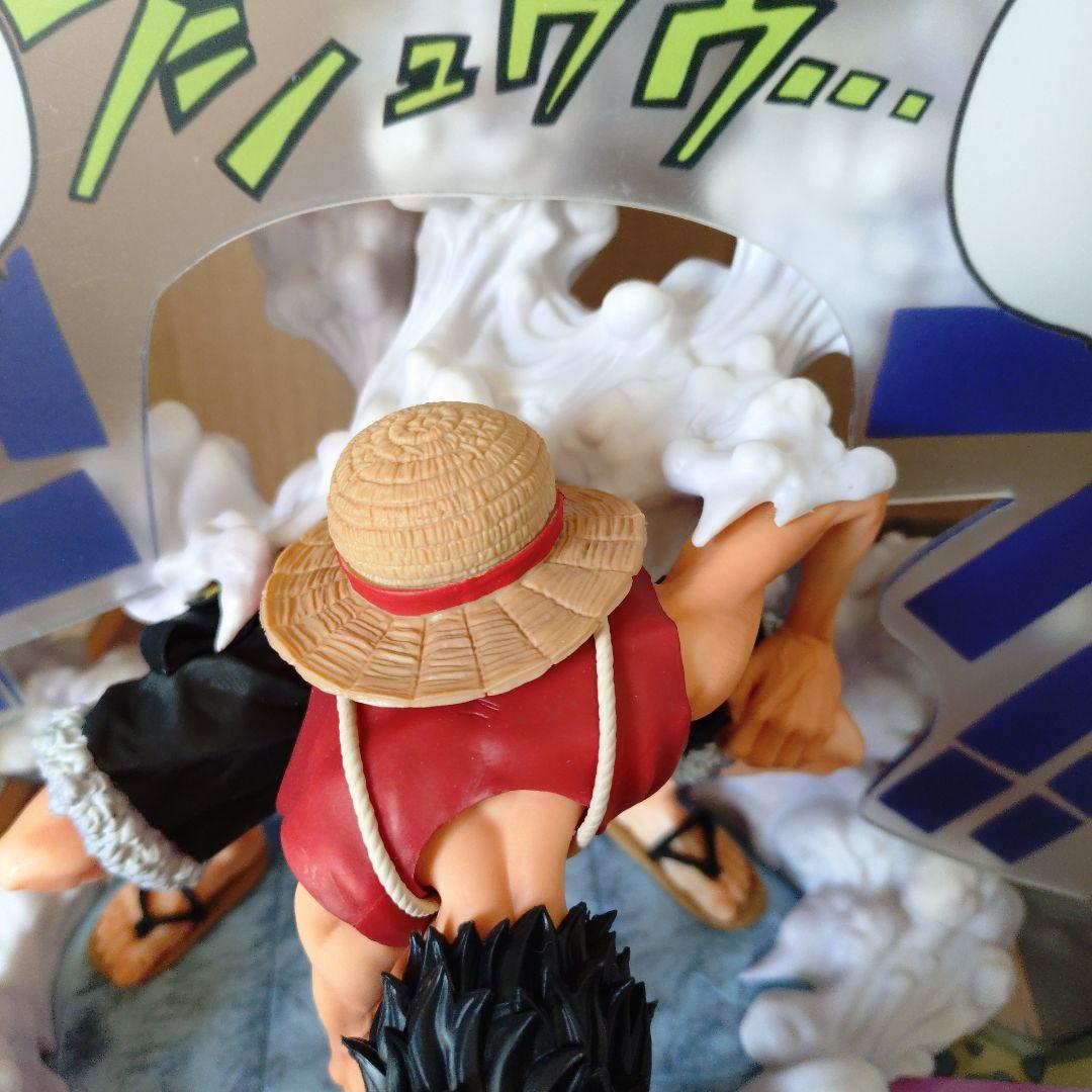 一番くじ　ワンピース　B賞ルフィ　ギア2背景パネル付 MASTERRISE