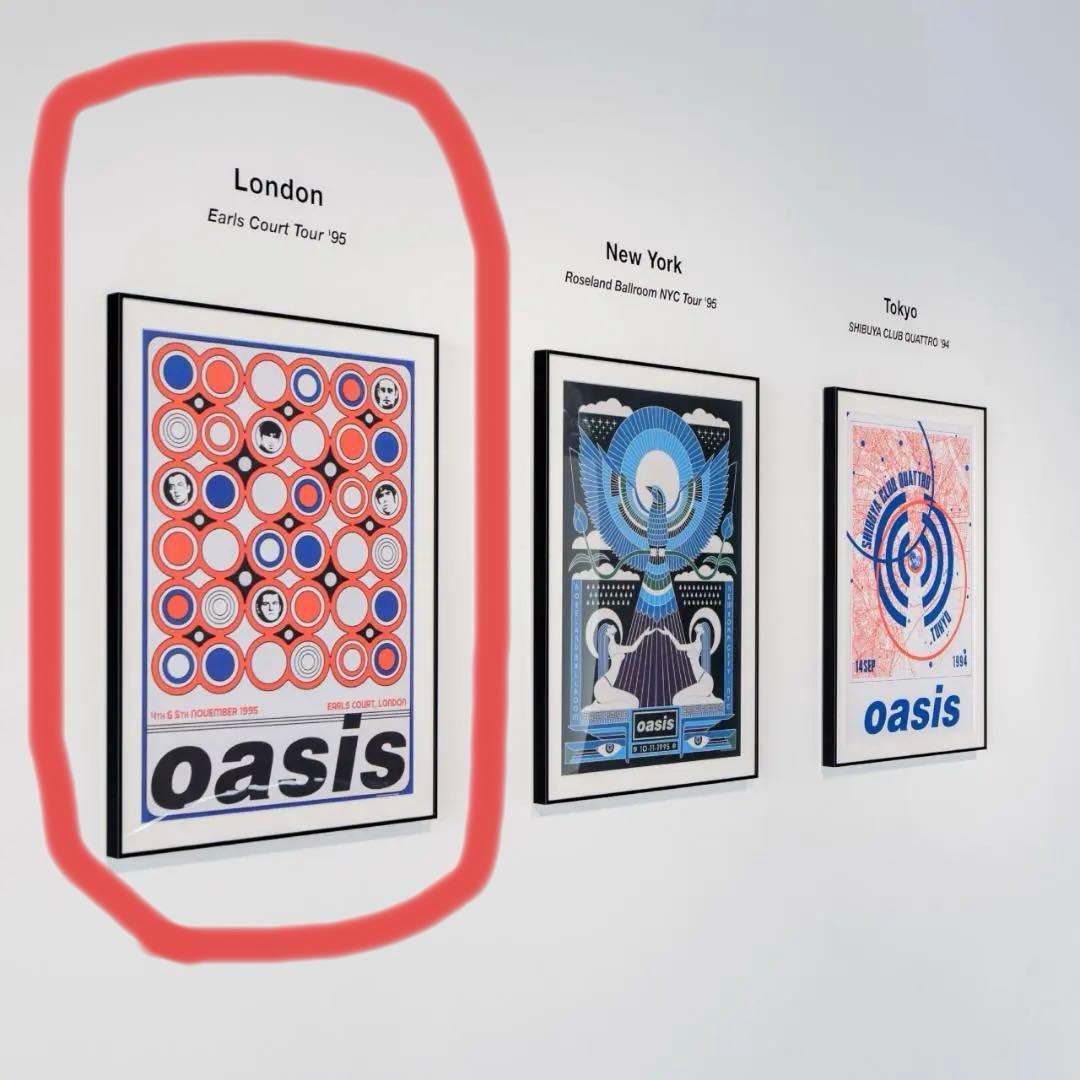 ★Oasis★オフィシャルポスター★Earls Court Tour '95