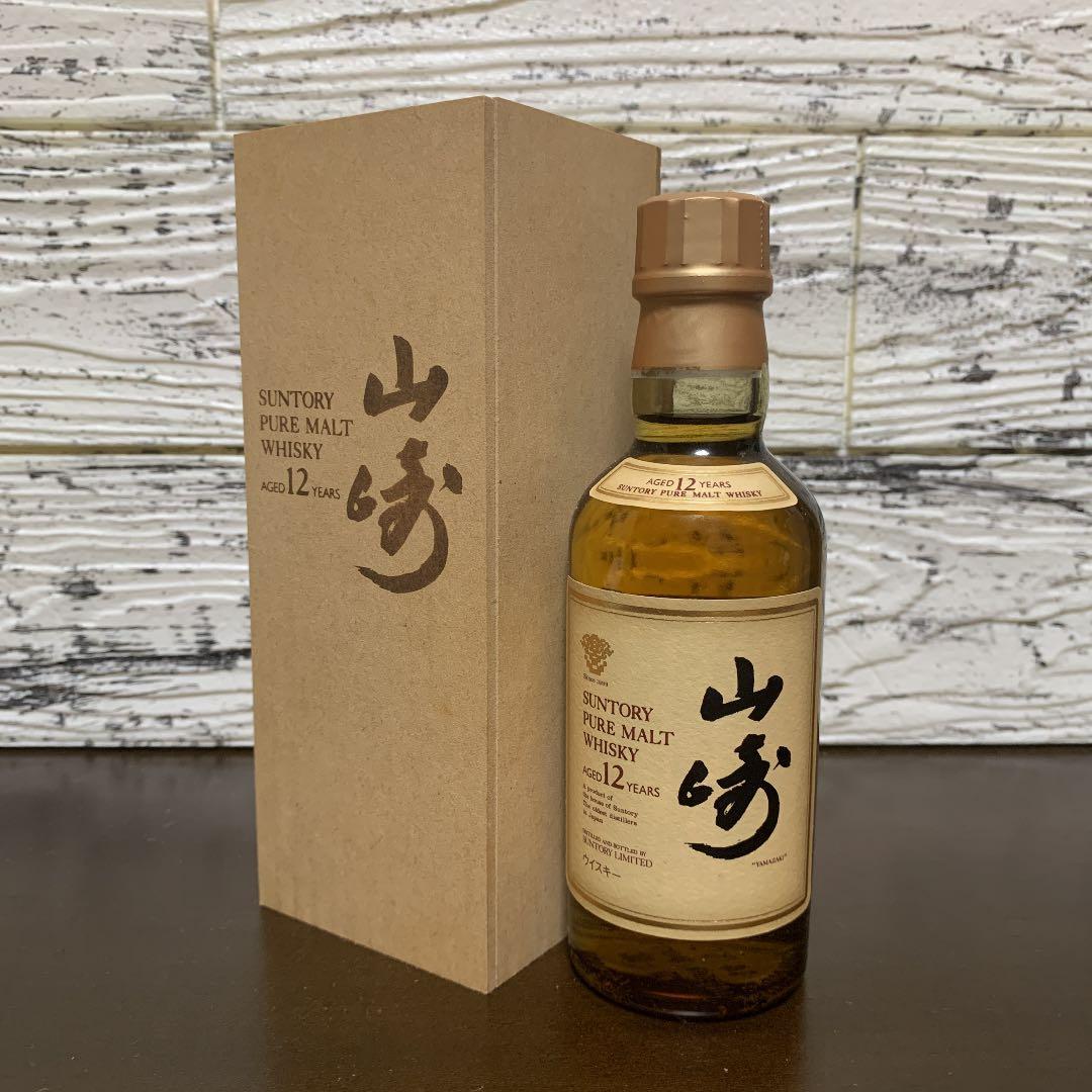 サントリー 山崎12年 ピュアモルト ベビーボトル 木箱付