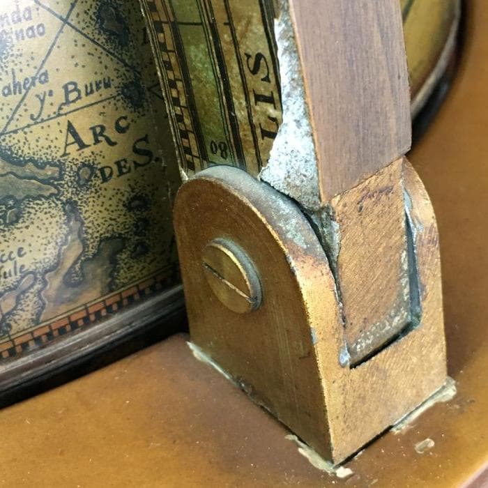 J リユース アンティーク 地球儀型 ワゴン ワイン バー キャビネット 希少