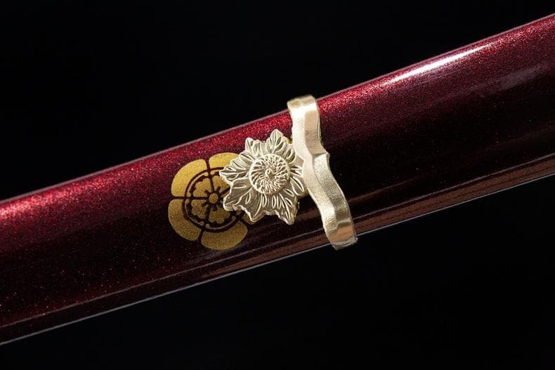 月天紅舞太刀 日本刀 模造刀 居合刀 武士道 武蔵 鑑賞用 手鍛造打