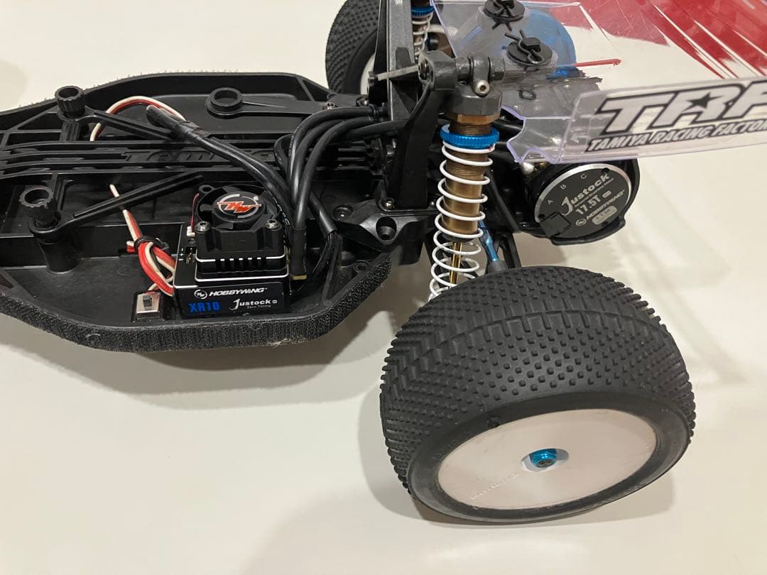 TamiyaTRF 201オフロードバギー ホビーウイングアンプモーターセット