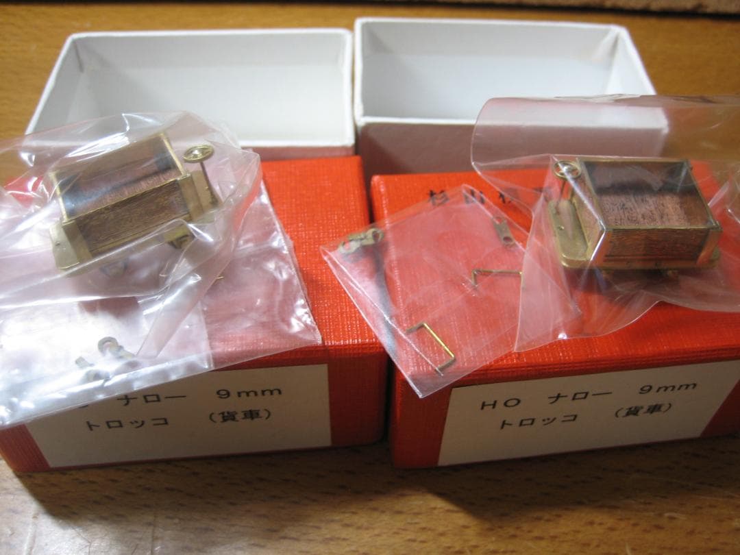 HOナロー／杉山模型／箱型鉱車 完成品／２輌セット／真鍮製