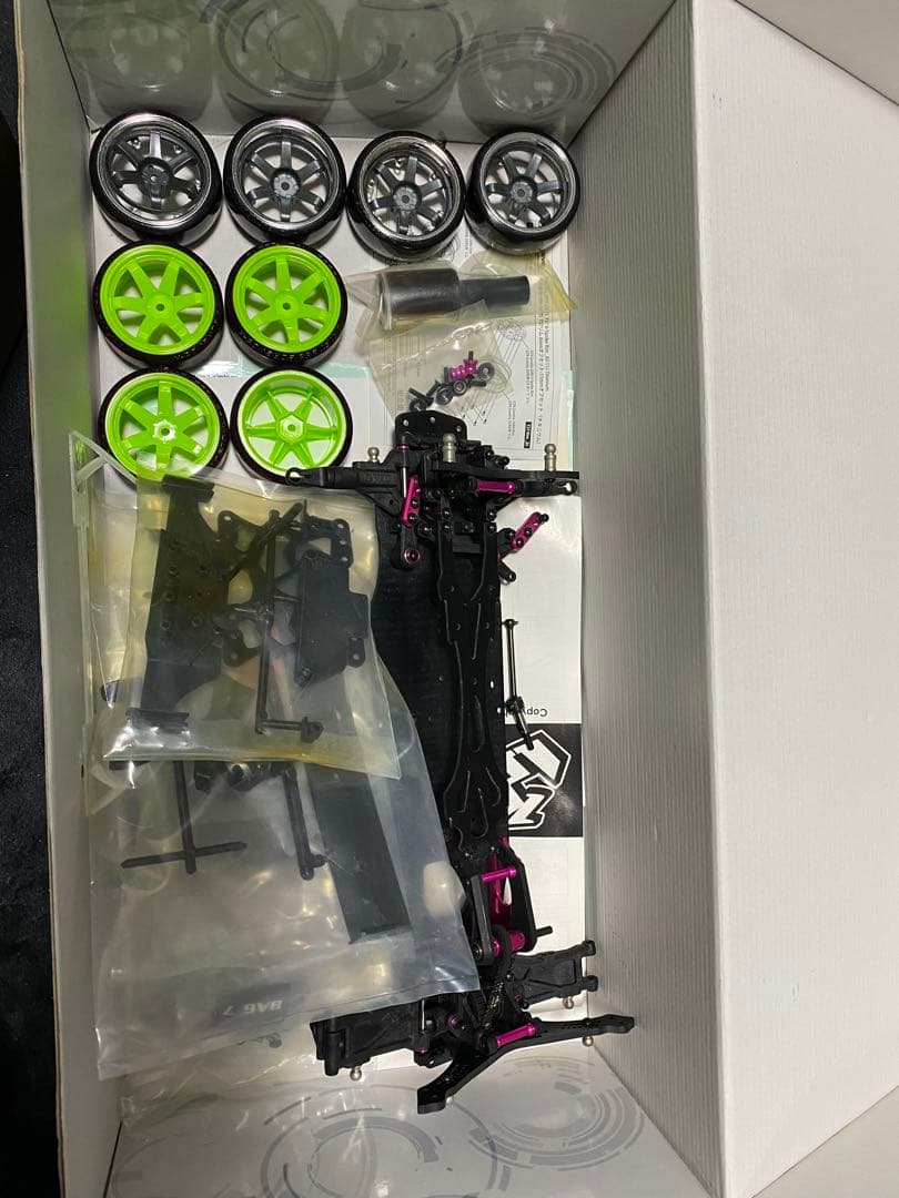 sakura d4 RWDキット、TAMIYA インプレッサ1/10未塗装ボディ