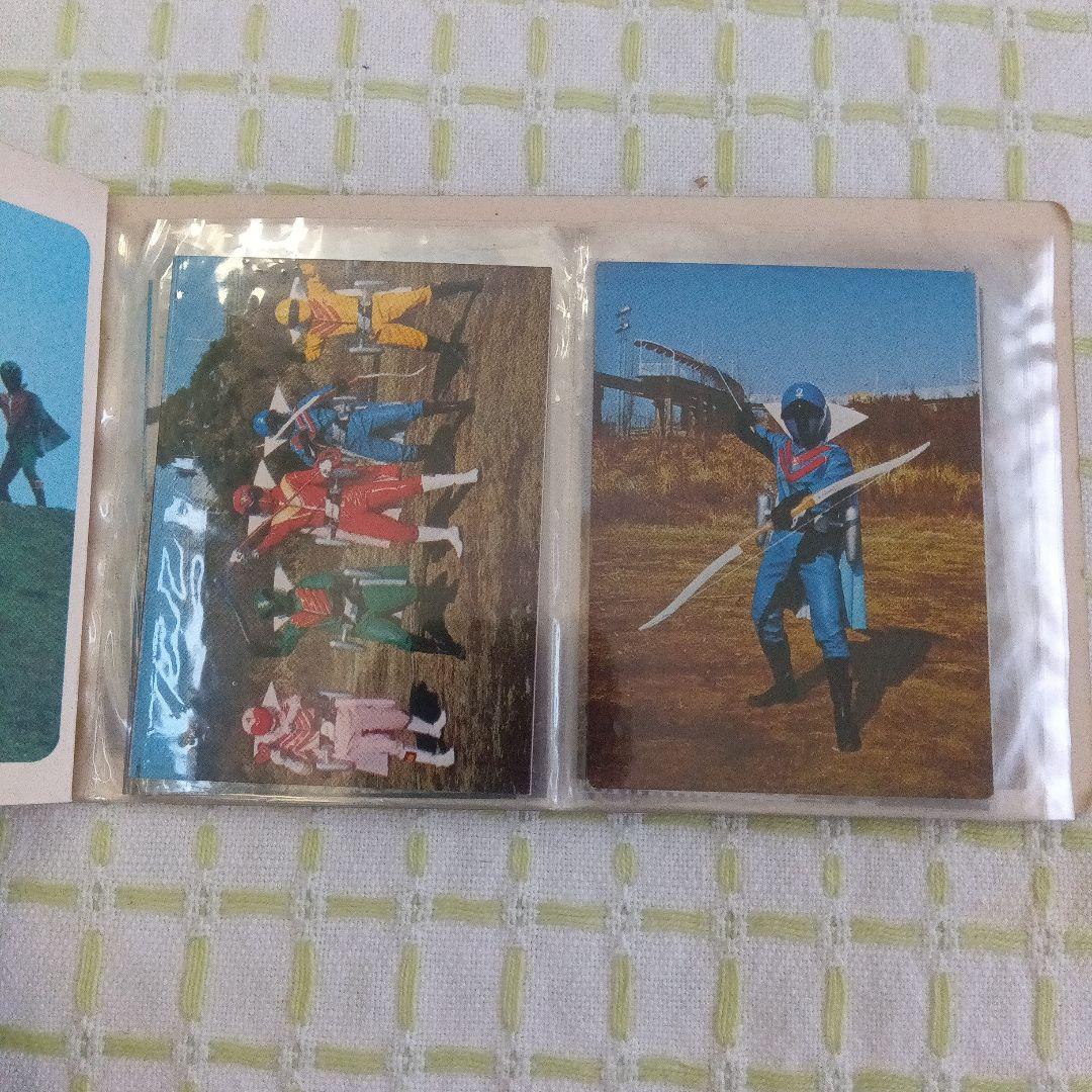 昭和レトロ うたおう！まんが大行進 ＋ 秘密戦隊ゴレンジャー カード＋アルバム