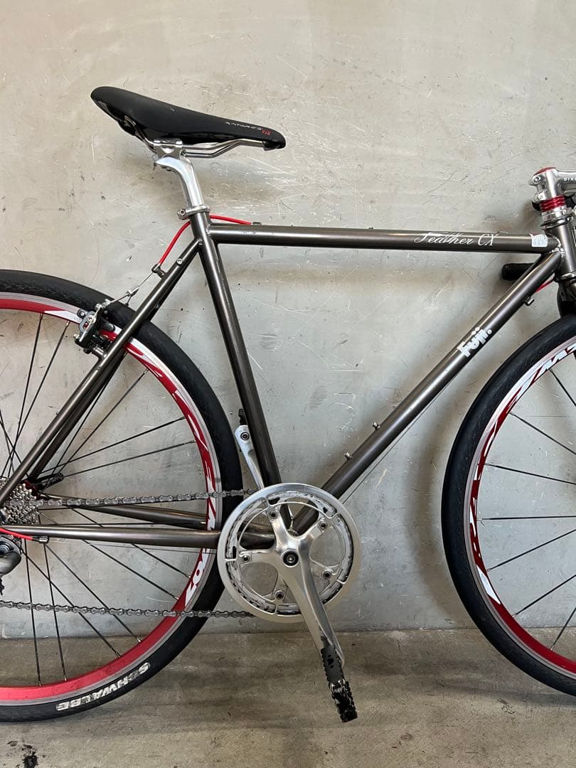 ロードバイク　FUJI FEATHER フジフェザーCX 700c クロモリ