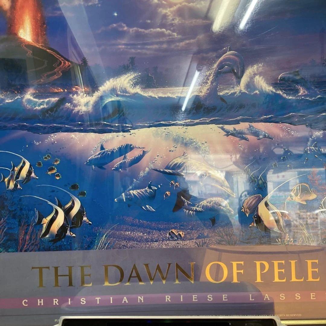 絵画 THE DAWN OF PELE CHRISTIAN RIESE LASSEN