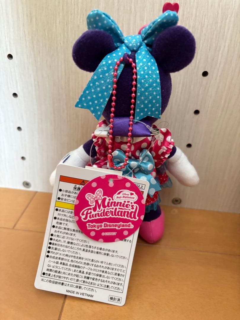 ディズニー パルパルーザ ミニー ぬいぐるみバッジ 2024 初年度