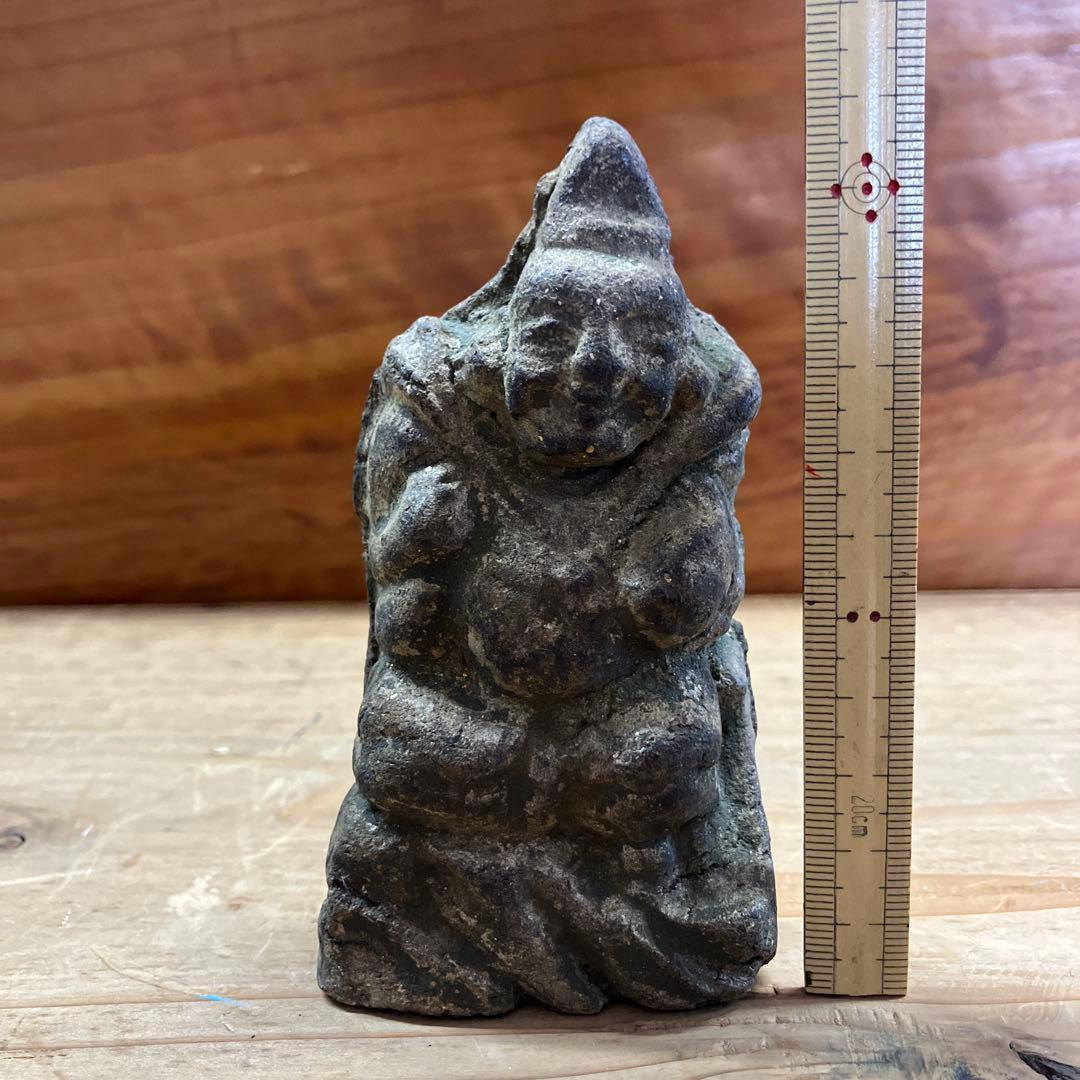 恵比寿様　土人形