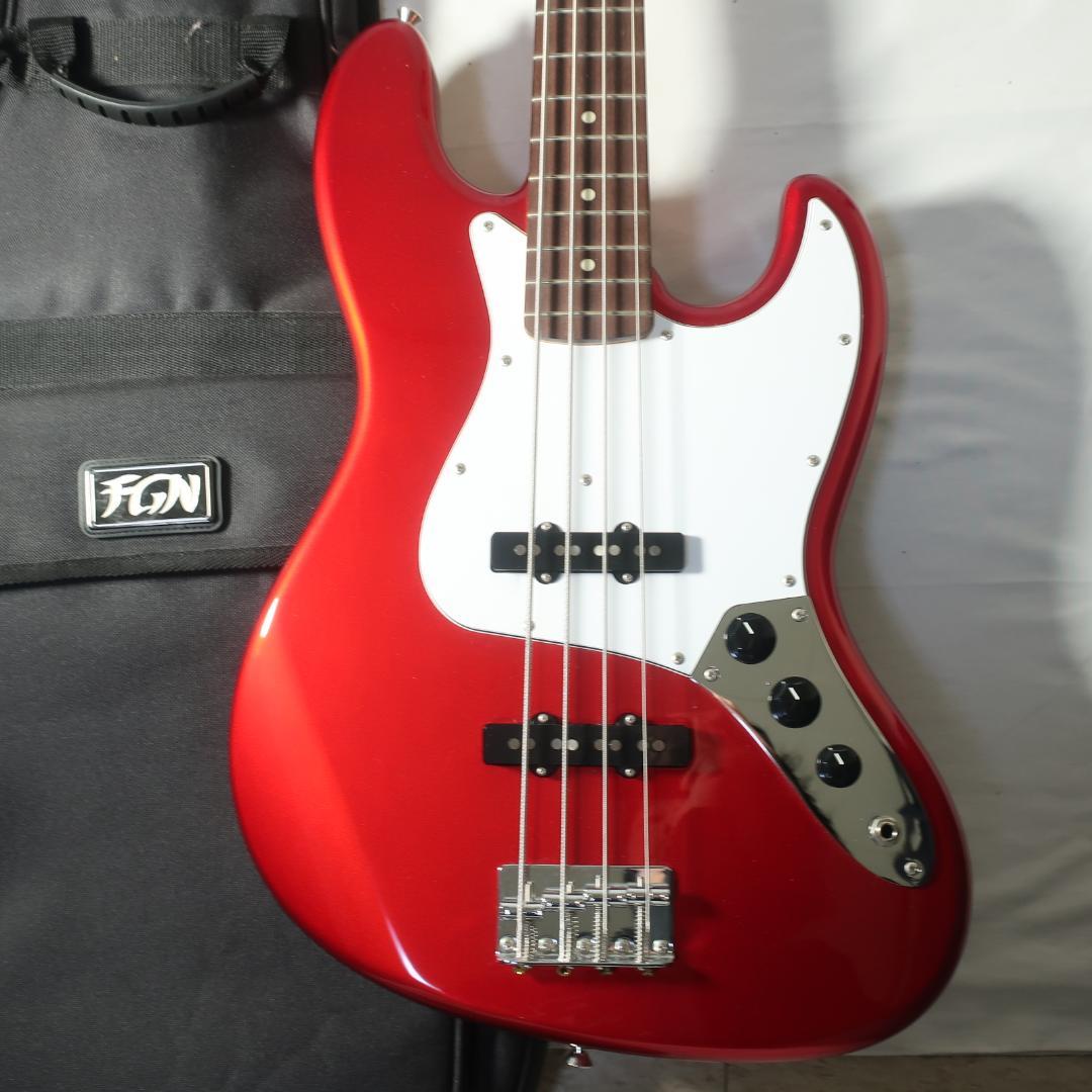 極美品 FGN フジゲン JJB-6R エレキベース 純正ケース付 付属品多数