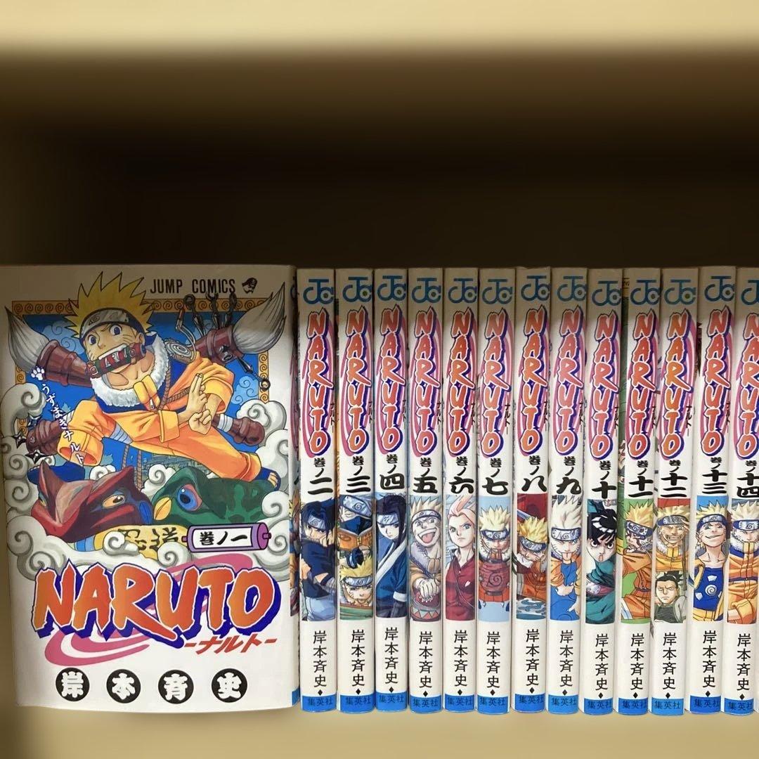 希少❗️全巻初版❗️送料無料❗️ナルト全巻1〜72巻＋外伝 岸本斉史