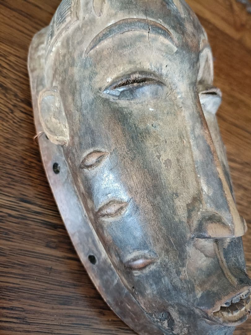 アフリカンマスク 木製彫刻
