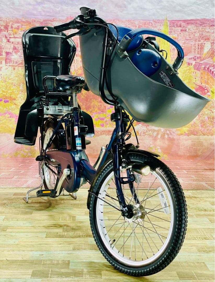 K2656 電動自転車パナソニック ギュット 子供乗せ20インチ 送料無料