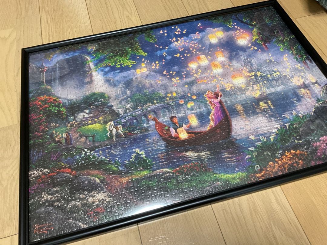 完成品　ラプンツェル ジグソーパズル
