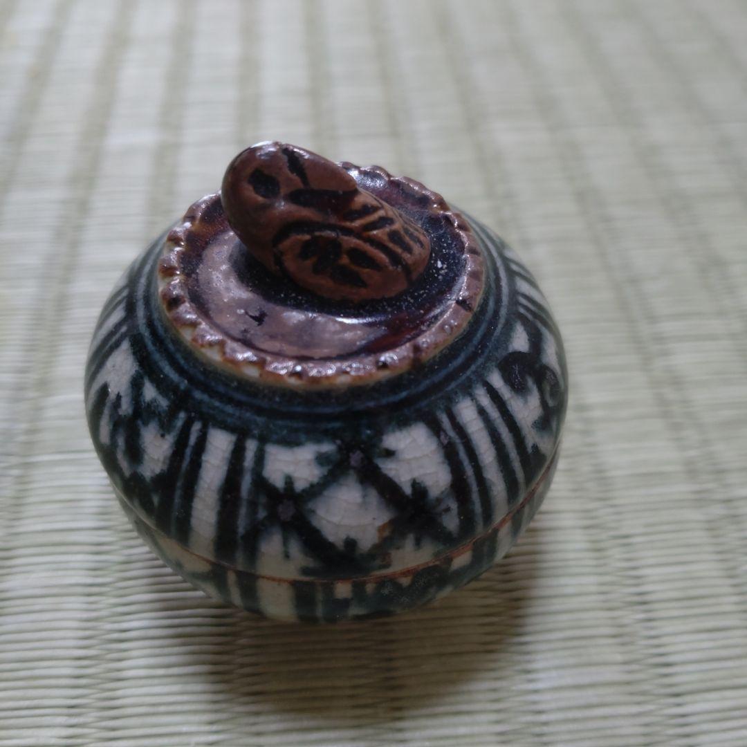 香合　宋胡録