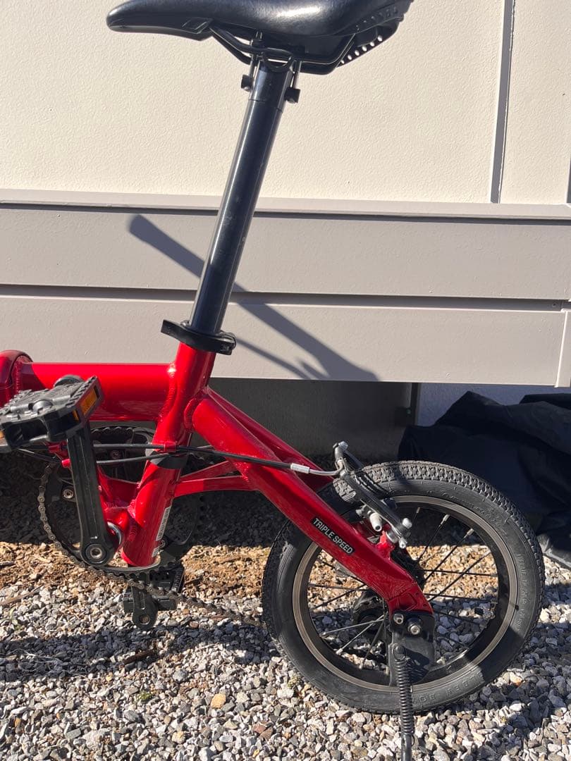 ルノー ウルトラライト7 ギア3段 折り畳み自転車 輪行バッグとチューブ付き