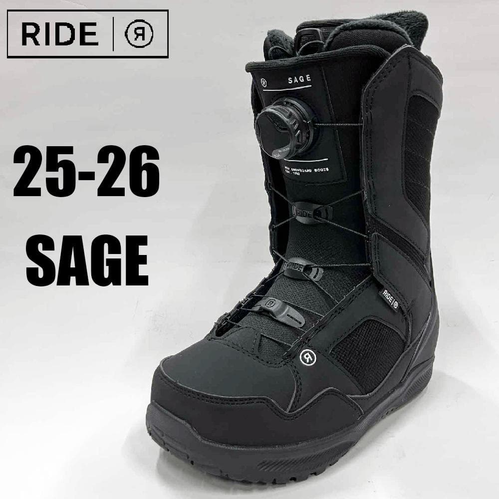 【新品】25-26 RIDE SAGE 24.0cm 女性用スノーボードブーツ