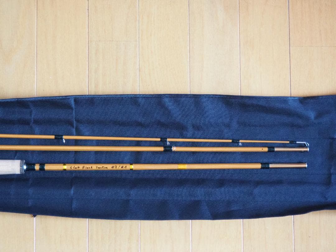 バンブーフライロッド ６フィート８インチ　＃３／＃４　Standard