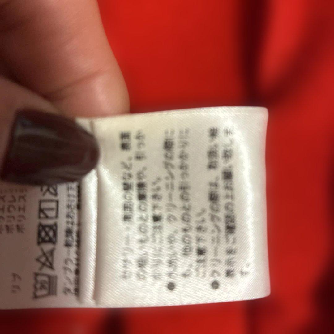 マークアンドロナ　ジャンバー　サイズ34 赤　ティー付き