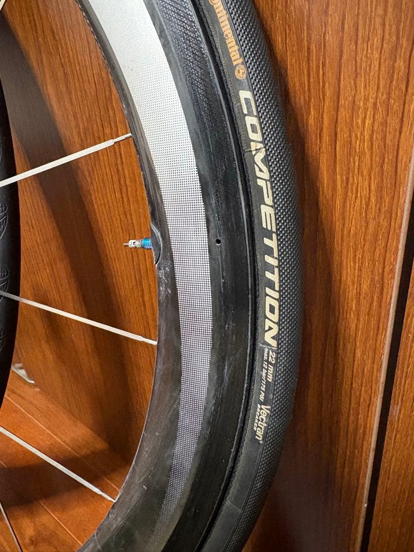 シマノカーボンホイール WH-9000C50TU前後タイヤ付11速