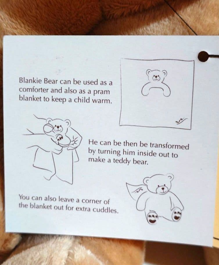 ★新品未使用★Blankie Bear by Gagagoogoo