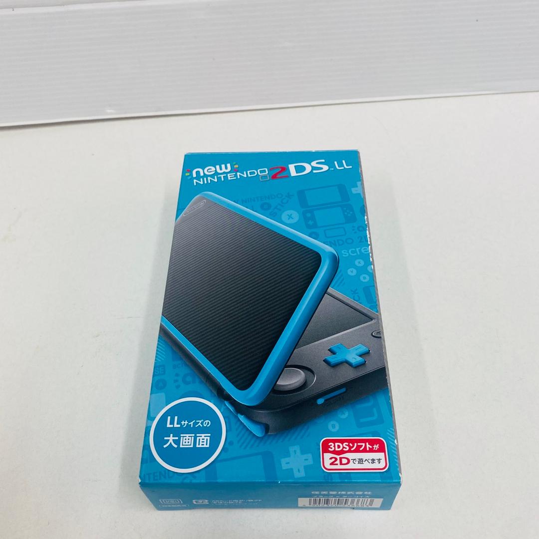 ★未使用品★極美品Newニンテンドー2DS LLブラック×ターコイズ生産終了