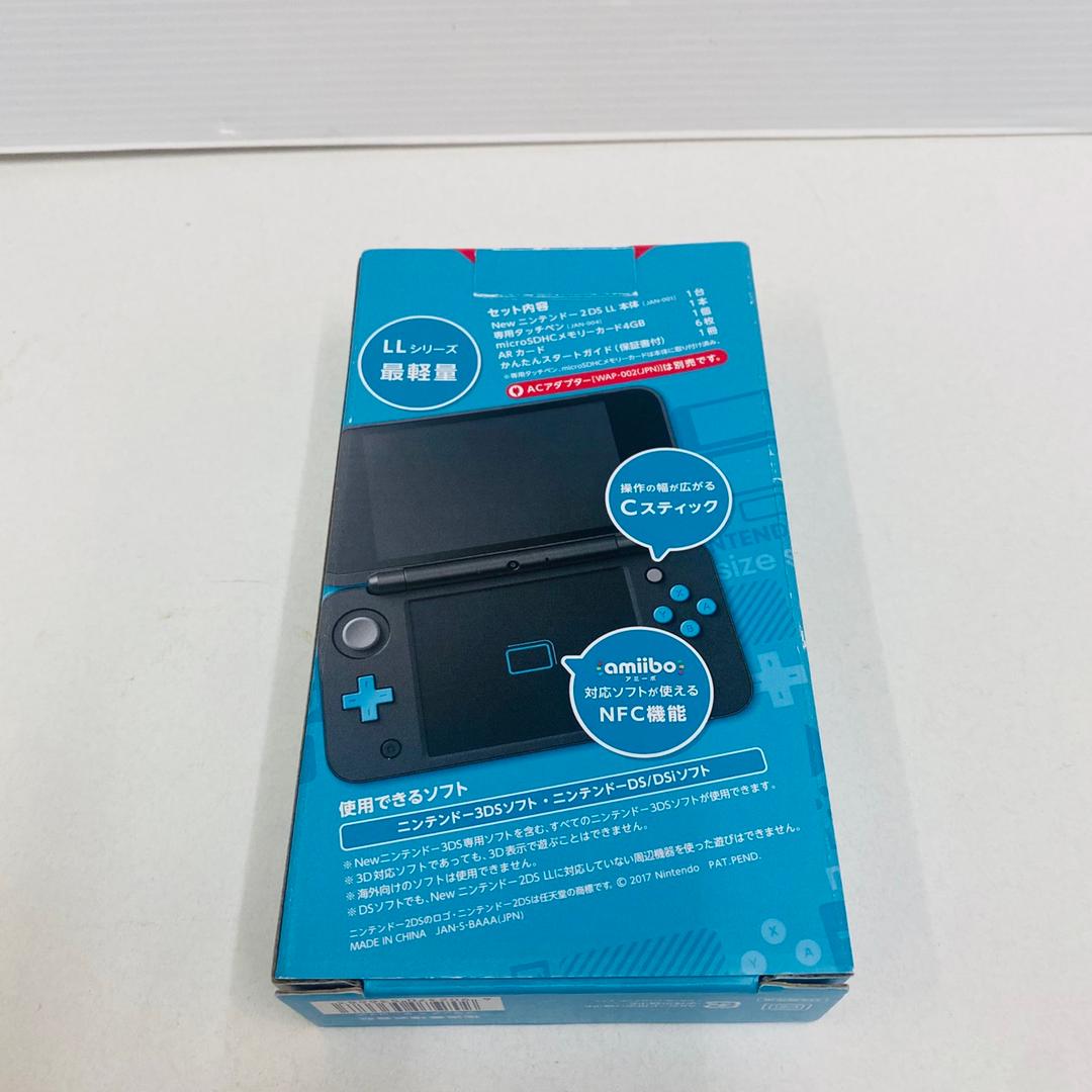 ★未使用品★極美品Newニンテンドー2DS LLブラック×ターコイズ生産終了