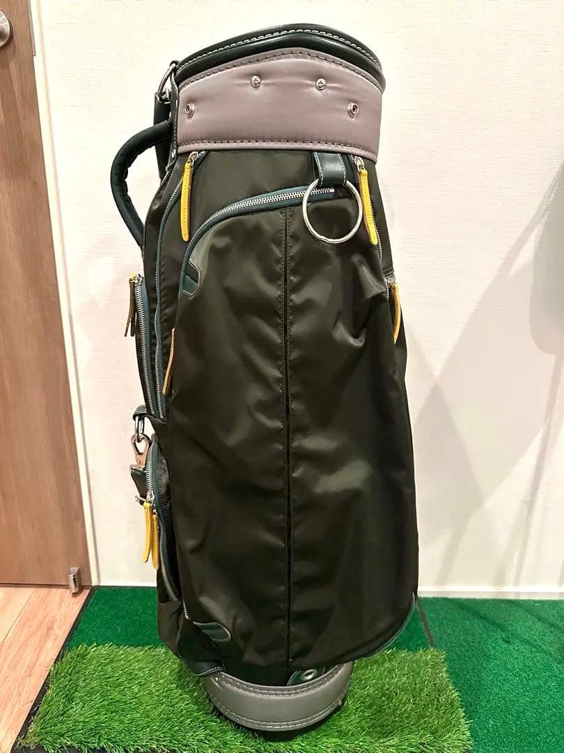 考英舎　キャディバッグ　ハンドメイド　高密度ツイルナイロン
