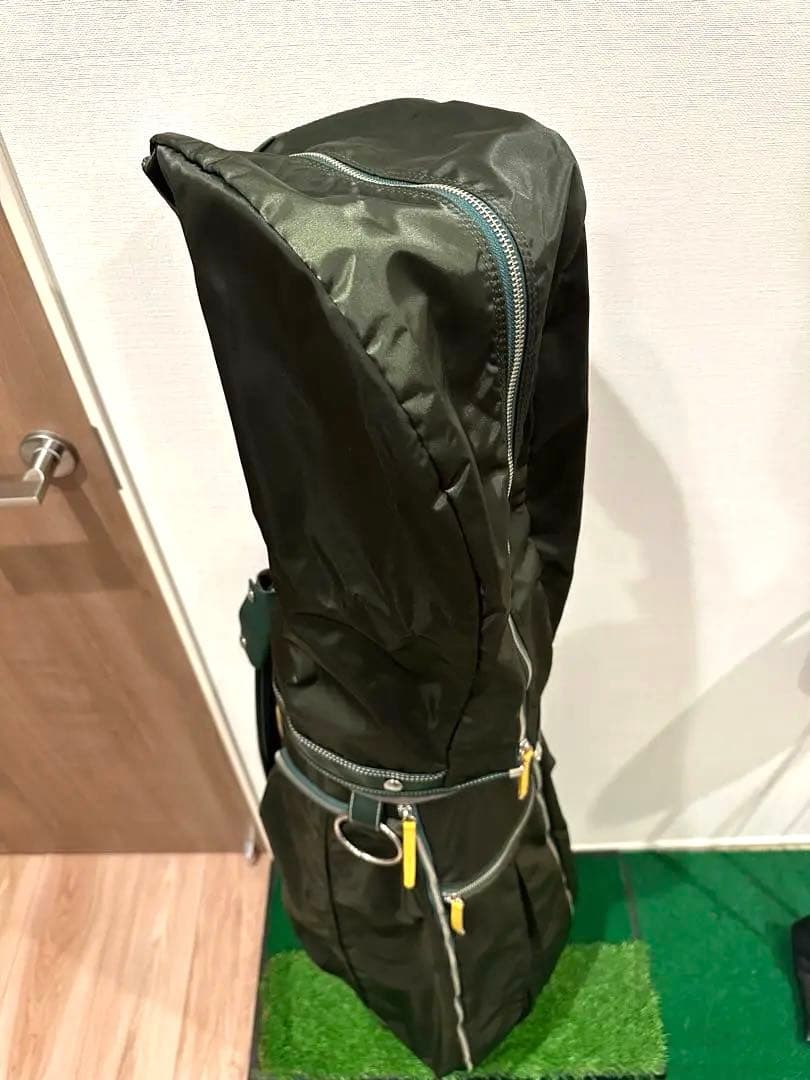 考英舎　キャディバッグ　ハンドメイド　高密度ツイルナイロン
