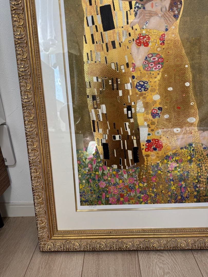 クリムト　グスタフ・クリムト　接吻 インテリア　絵画