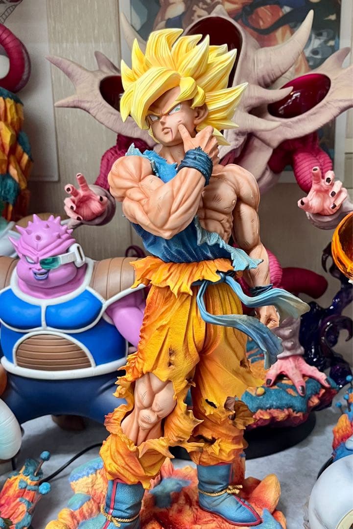 ドラゴンボール ガレージキット　超サイヤ人 孫悟空　レジン スタチュー　B版