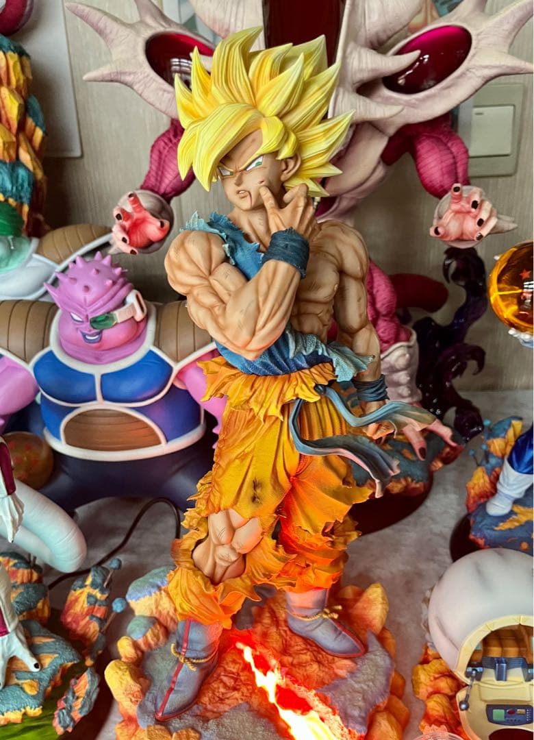 ドラゴンボール ガレージキット　超サイヤ人 孫悟空　レジン スタチュー　B版
